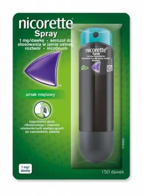NICORETTE Spray do stosowania w jamie ustnej 150 dawek