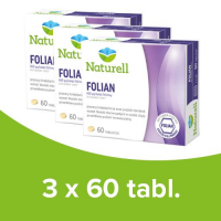 3 x NATURELL Folian 60 tabletek