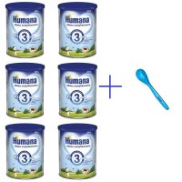 HUMANA 3 mleko modyfikowane po 12 miesiącu życia 800 g + łyżeczka GRATIS