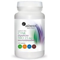ALINESS Cynk Organiczny trio 15 mg 100 tabletek
