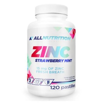 ALLNUTRITION ZINC strawbery mint 120 pastylek