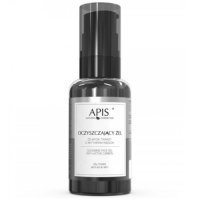 APIS DETOX Oczyszczający żel do mycia twarzy z aktywnym węglem 50 ml