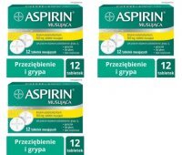 ASPIRIN MUSUJĄCA 12 tabletek musujących x 3 opakowania