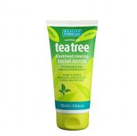 BEAUTY FORMULAS TEA TREE Oczyszczający peeling do twarzy przeciwko zaskórnikom 150 ml