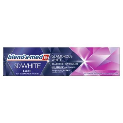 BLEND-A-MED 3D WHITE LUXE GLAMOROUS WHITE Pasta do zębów Gładkość i wybielanie 75 ml
