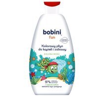 BOBINI FUN Kolorowy płyn do kąpieli i zabawy ZIELONA WODA 500 ml