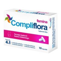 COMPLIFLORA FEMINA 10 kapsułek DATA WAŻNOŚCI 31.08.2024