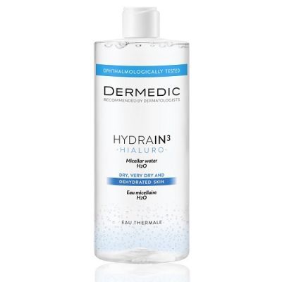 DERMEDIC HYDRAIN 3 HIALURO Płyn micelarny H2O 500 ml