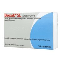 DEXAK SL 25 mg 10 saszetek DELFARMA