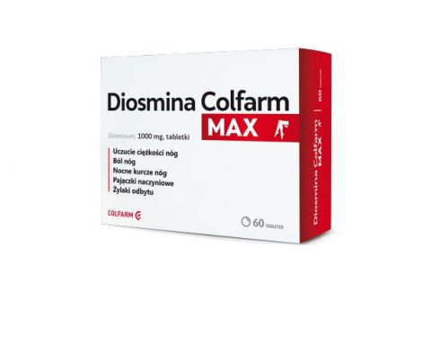 DIOSMINA COLFARM MAX 1 g 60 tabletek