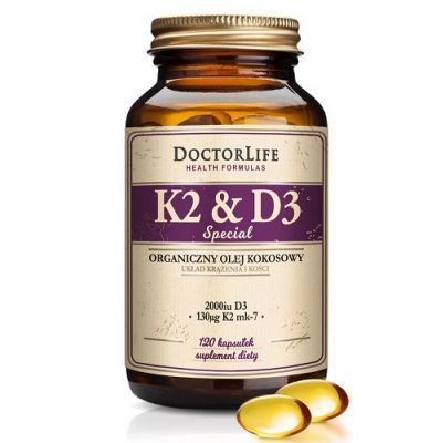 DOCTOR LIFE K2 & D3 Special 200/2000 w oleju z czarnuszki 90 kapsułek