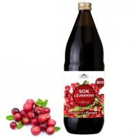 DR GAJA BIO 100% organiczny sok żurawinowy 1000 ml DATA WAŻNOŚCI 20.05.2024