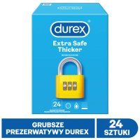 DUREX EXTRA SAFE prezerwatywy 24 sztuki