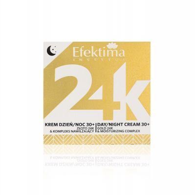 EFEKTIMA 24K Krem-maska na noc - Złoto 24K i kompozycja 7 olejków 50ml