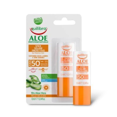 EQUILIBRA ALOESOWA Sztyft przeciwsłoneczny SPF 50 UVA UVB 10ml cena