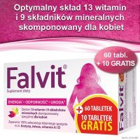 FALVIT 70 tabletek witaminy i minerały dla kobiet