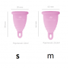 PERFECT CUP kubeczki menstruacyjne S + M RÓŻOWY (148)