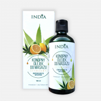 INDIA konopny olejek do masażu cytrusowy 100 ml