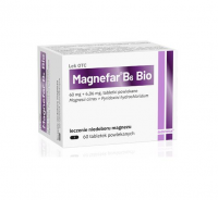 MAGNEFAR B6 BIO 60 tabletek