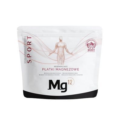 Mg12 SPORT Płatki magnezowe do kąpieli (100% biszofit) 4 kg