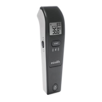 MICROLIFE NC 150 BT Bluetooth termometr elektroniczny bezdotykowy + etui