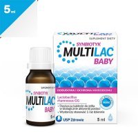 MULTILAC BABY SYNBIOTYK Krople (probiotyk + prebiotyk), 5 ml