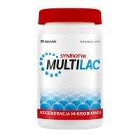 MULTILAC SYNBIOTYK (probiotyk +prebiotyk), 50 kapsułek