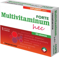 MULTIVITAMINUM HEC FORTE 30 tabletek DATA WAŻNOŚCI 30.07.2024