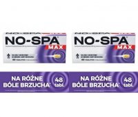NO-SPA MAX 80 mg 48 tabletek x 2 opakowania