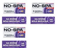 NO-SPA MAX 80 mg 48 tabletek x 3