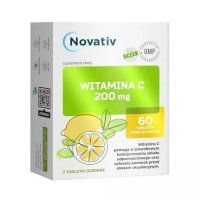 NOVATIV Witamina C 200 mg 60 tabletek