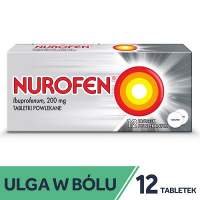 NUROFEN 200 mg 12 tabletek