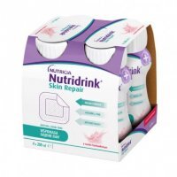NUTRIDRINK SKIN REPAIR o smaku truskawkowym 4 x 200 ml DATA WAŻNOŚCI 19.07.2024