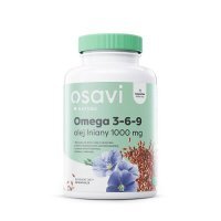 OSAVI OMEGA 3-6-9 olej lniany 1000 mg 60 kapsułek