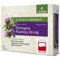 OSTROPEST PLAMISTY 30 tabletek COLFARM + Ostropest plamisty 10 tabletek GRATIS
