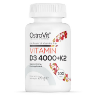 OSTROVIT Vitamin D3 4000 IU + K2 VEGE 100 tabletek