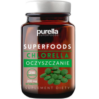 PURELLA SUPER SUPLEMENTS Chlorella Oczyszczanie 250 tabletek + PURELLA CHLORELLA 250tabl GRATIS