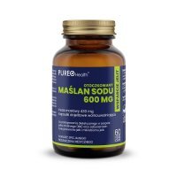 PUREO HEALTH Maślan Sodu 600 mg 60 kapsułek