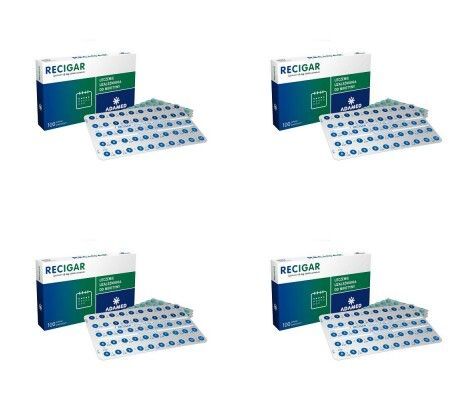 RECIGAR 1,5 mg 100 tabletek powlekanych rzucanie palenia x 4 opakowania