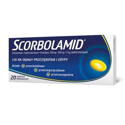 SCORBOLAMID 20 tabletek