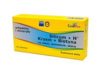 SILICUM + H (Krzem + Biotyna) 30 tabletek GORVITA