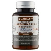 SINGULARIS SUPERIOR L-arginina Plus 525 mg 60 kapsułek