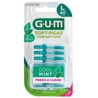 Sunstar GUM Soft-Picks Comfort Flex czyściki międzyzębowe miętowe duże (671)