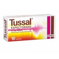 TUSSAL EXPECTORANS 10 tabletek DATA WAŻNOŚCI 31.08.2024