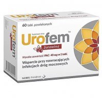 UROFEM ŻURAWINA 60 tabletek