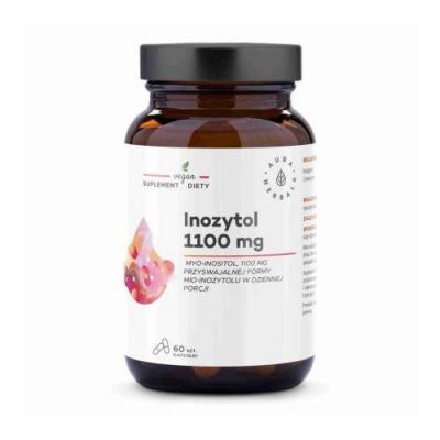 AURA HERBALS Inozytol 1100mg, 60 kapsułek