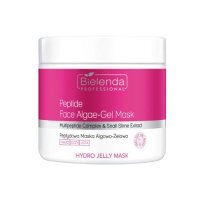 BIELENDA PROFESSIONAL HYDRO JELLY MASK Przeciwzmarszczkowa maska algowo-żelowa z peptydami i śluzem ślimaka, 190g