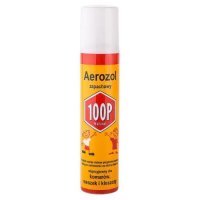100P Aerozol ochronny przeciw komarom, kleszczom i meszkom, 75 ml KRÓTKA DATA 31.10.2026