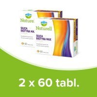 2 x NATURELL Silica Biotyna Max 60 tabletek