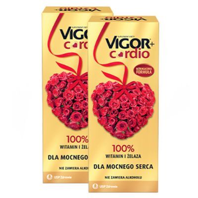 2 x VIGOR+ CARDIO płyn 1000 ml